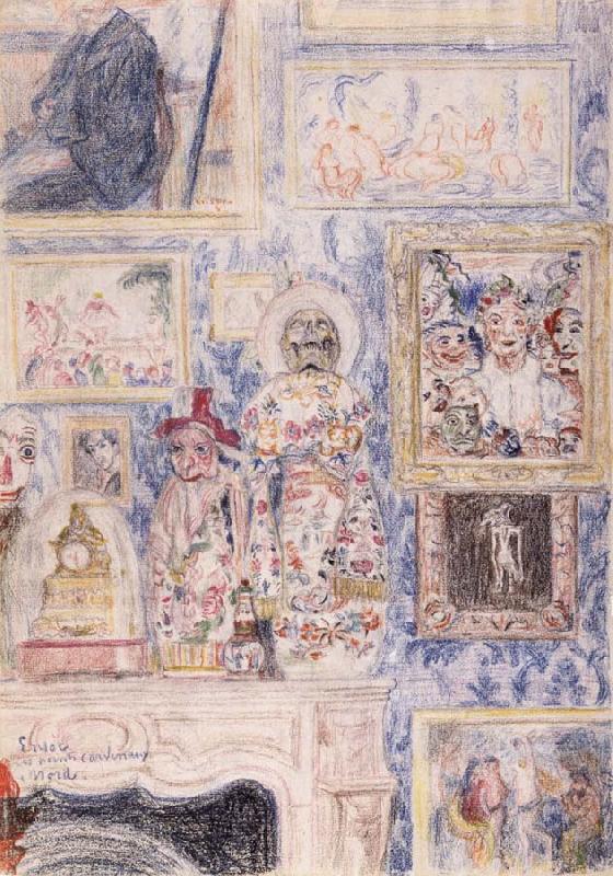 James Ensor Point of the Compass oil painting image